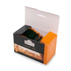 Ein Bild von Schwarztee Ahmad Tea - Ceylon Tea - 20 Teebeutel à 2g, in der Kategorie Schwarz Tee pur Tee im Teebeutel kaufen Schwarztee