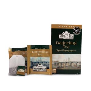 Ein Bild von Schwarztee Ahmad Tea - Darjeeling Tea - 20 Teebeutel à 2g, in der Kategorie Schwarz Tee pur Tee im Teebeutel kaufen Schwarztee