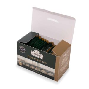 Ein Bild von Schwarztee Ahmad Tea - Darjeeling Tea - 20 Teebeutel à 2g, in der Kategorie Schwarz Tee pur Tee im Teebeutel kaufen Schwarztee