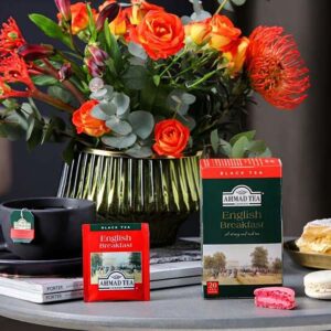 Ein Bild von Schwarztee Ahmad Tea - English Breakfast - 20 Teebeutel à 2g, in der Kategorie Schwarz Tee pur Tee im Teebeutel kaufen Schwarztee