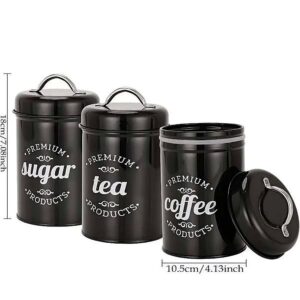 Ein Bild von Aufbewahrungsbüchsen für Tee  Kaffee  Zucker  | Rund, in der Kategorie Teedosen