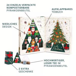 Ein Bild von Bio Teebuch Adventskalender, in der Kategorie Tee diverse