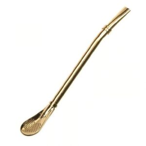 Ein Bild von Bombilla Cuchara - Gold, in der Kategorie Teezubehör Bombilla