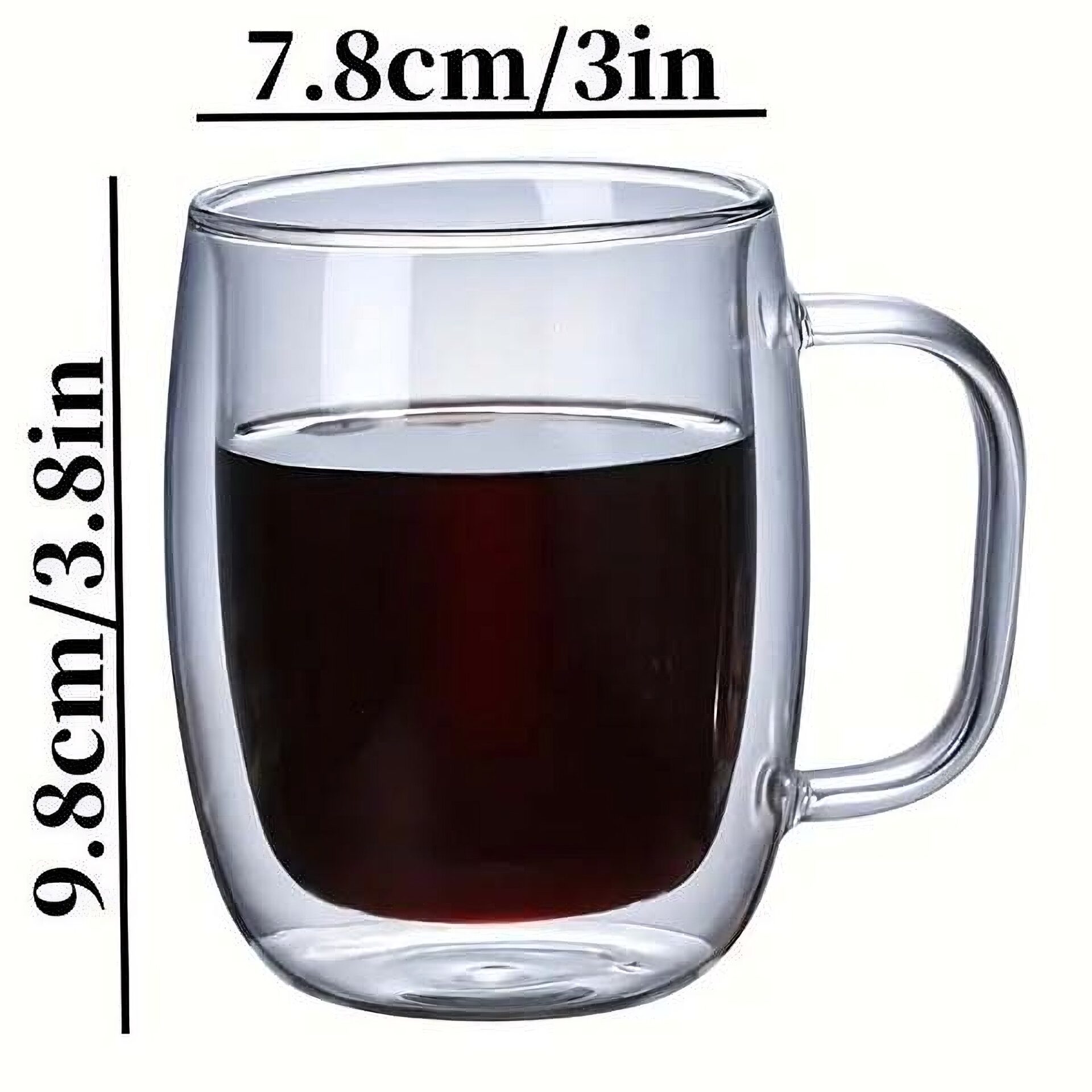 Ein Bild von Doppelwand-Glasbecher | Set a 2 Stück, in der Kategorie Teetassen und Gläser