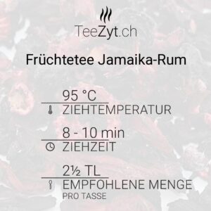 Ein Bild von Früchtetee Jamaika-Rum, in der Kategorie Früchtetee