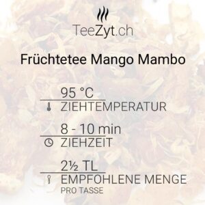 Ein Bild von Früchtetee Mango Mambo, in der Kategorie Früchtetee