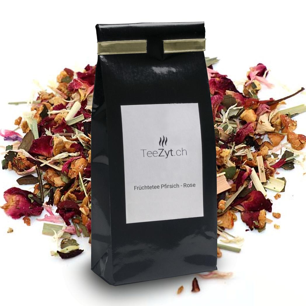 Ein Bild von Früchtetee Pfirsich - Rose, in der Kategorie Früchtetee