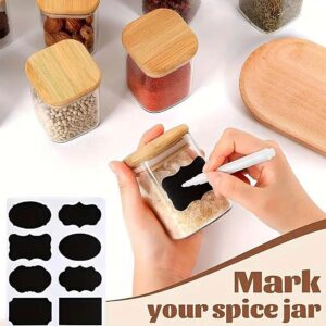 Ein Bild von Glasbehälter mit Holzdeckeln | Set a 12 Stück, in der Kategorie Teedosen