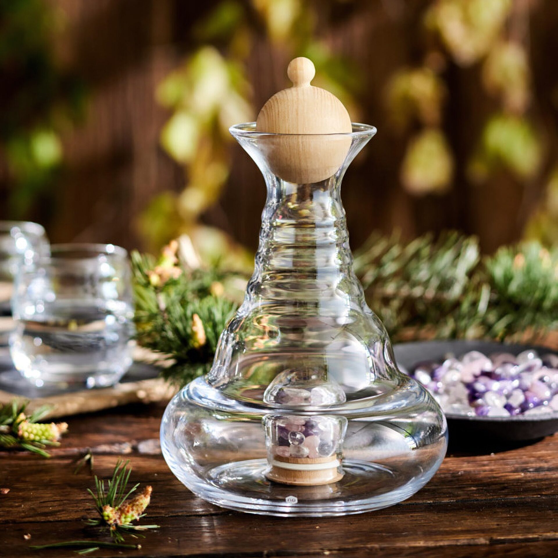 Ein Bild von Glaskaraffe Alladin 1.2L, in der Kategorie Teekannen und Teesets