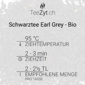 Ein Bild von Schwarztee Earl Grey - Bio, in der Kategorie Schwarz Tee aromat.