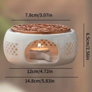 Ein Bild von Stövchen aus Keramik | Weiss, in der Kategorie Teekannen und Teesets