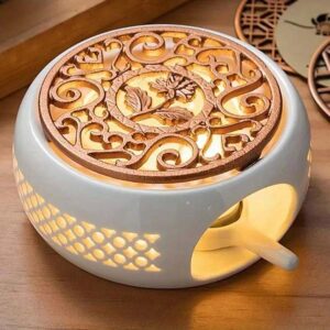 Ein Bild von Stövchen aus Keramik | Weiss, in der Kategorie Teekannen und Teesets