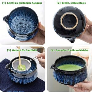 Ein Bild von TEANAGOO Matcha-Tee-Set - Blau, in der Kategorie Teezubehör