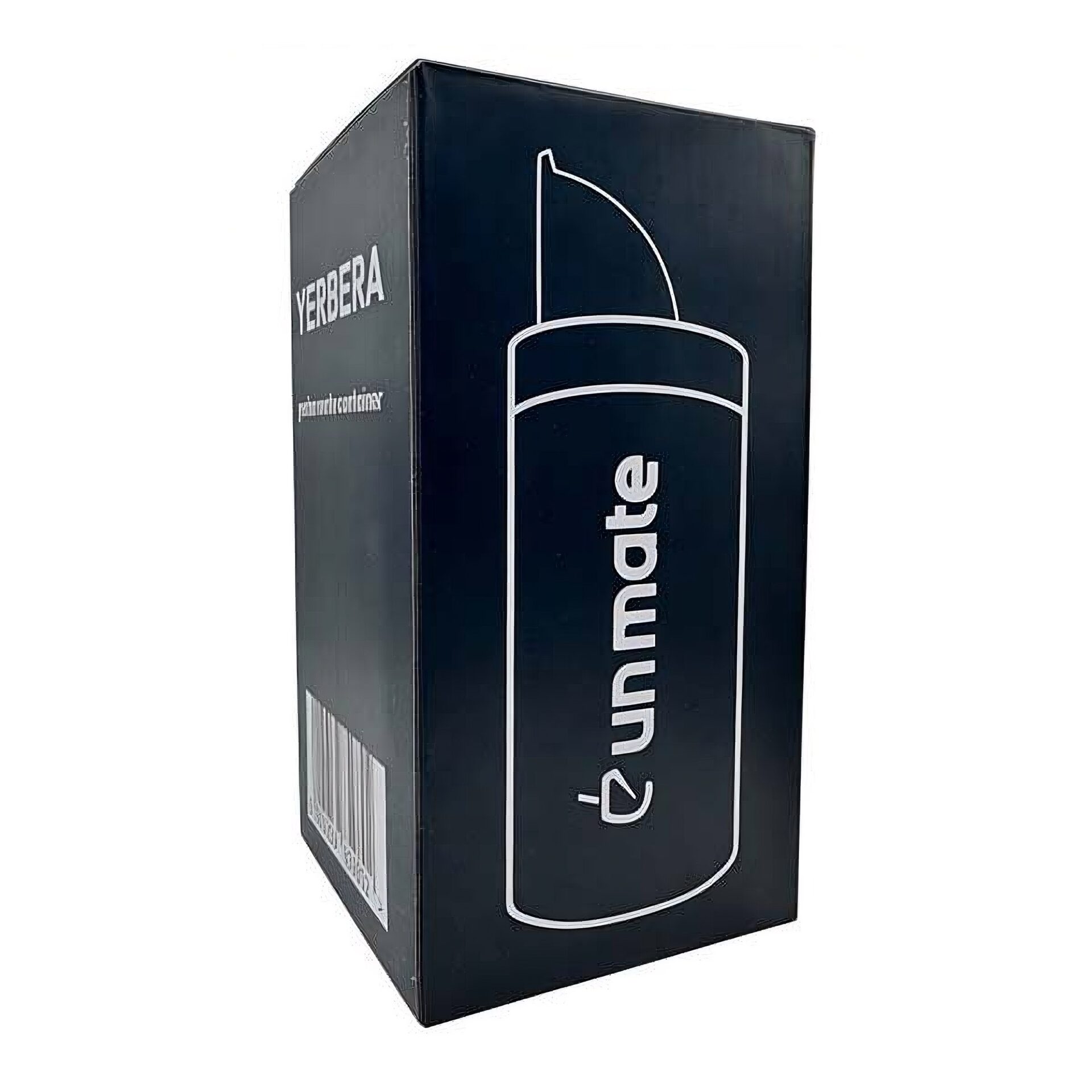 Ein Bild von Un Mate Yerbera - Dose für Yerba Mate mit Spender - Schwarz, in der Kategorie Teedosen