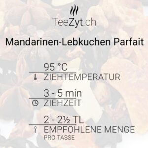 Ein Bild von Mandarinen-Lebkuchen Parfait, in der Kategorie Schwarz Tee aromat.