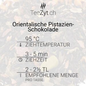Ein Bild von Orientalische Pistazien-Schokolade, in der Kategorie Schwarz Tee aromat.