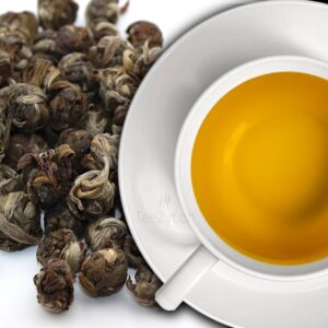 Ein Bild von Silvery Pearl Mountain (Tai Mu Long Zhu) - Bio, in der Kategorie Grün Tee pur