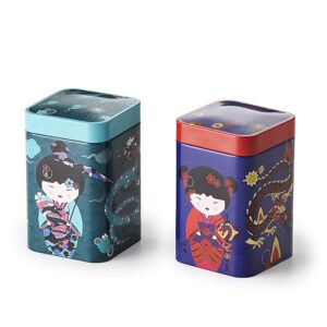 Ein Bild von Teedose "Little Geisha" - - Set a 2 Stück, in der Kategorie Teedosen