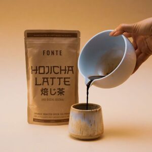 Ein Bild von Fonte Hojicha Latte, in der Kategorie Nahrungsmittel