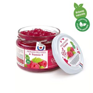 Ein Bild von Himbeer Fruchtperlen für Bubble Tea - 240g, in der Kategorie Nahrungsmittel