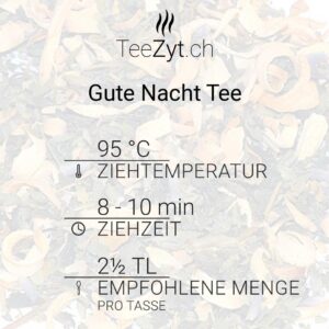 Ein Bild von Gute Nacht Tee, in der Kategorie Kräutertee und Gewürztee Tee Monokräuter Tee für die Verdauung