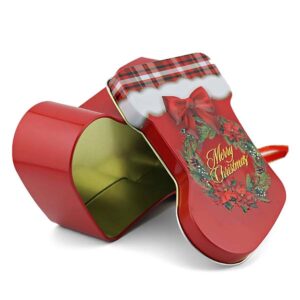 Ein Bild von Keksdose - Weihnachtsstiefel, in der Kategorie Teedosen