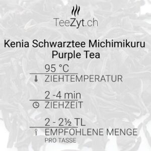 Ein Bild von Kenia Schwarztee Michimikuru Purple Tea, in der Kategorie Schwarz Tee pur Afrikanischer Tee Grüntee