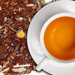 Ein Bild von Rooibush "Abendtee" Koffeinfreier Tee, in der Kategorie Rotbusch und Honeybuschtee Tee Kräutertee und Gewürztee Tee für den Abend Tee zur Beruhigung Tee zur Entspannung