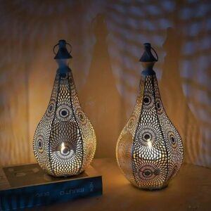 Ein Bild von Tischlaterne - Weiss, in der Kategorie Kerzen