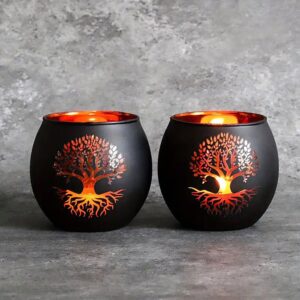 Ein Bild von Windlicht - Baum des Lebens, in der Kategorie Kerzen