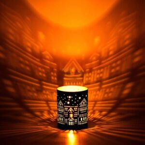 Ein Bild von Windlicht - Sternzauber, in der Kategorie Kerzen Tee Geschenk Windlicht