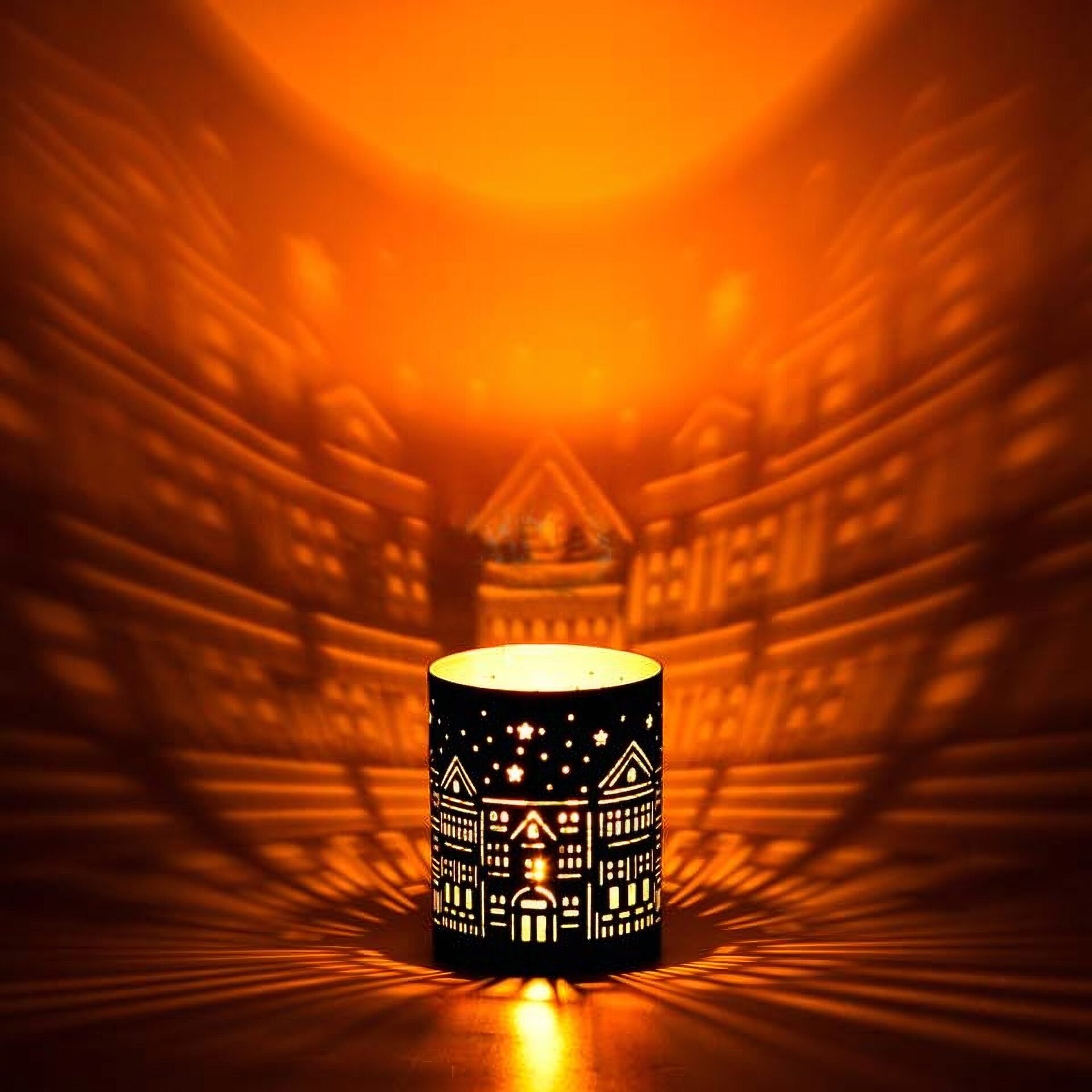 Ein Bild von Windlicht - Sternzauber, in der Kategorie Kerzen Tee Geschenk Windlicht