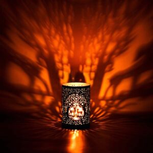 Ein Bild von Windlicht - Zauberwelt, in der Kategorie Kerzen Tee Geschenk Windlicht