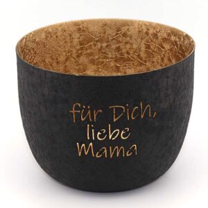 Ein Bild von Windlichtschale - Für dich liebe Mama, in der Kategorie Kerzen Tee Geschenk Windlicht