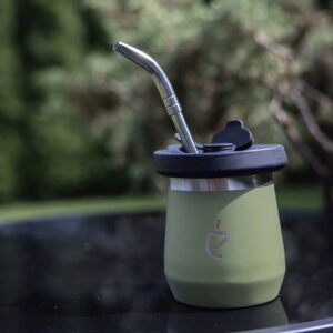 Ein Bild von Yerba Mate Set Terolid Dualflow Pro von Un Mate - Grün, in der Kategorie Teezubehör