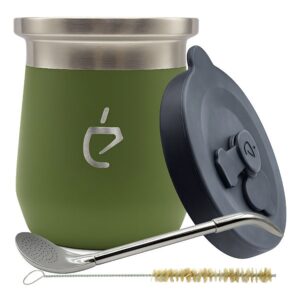 Ein Bild von Yerba Mate Set Terolid Dualflow Pro von Un Mate - Grün, in der Kategorie Teezubehör