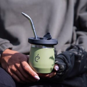 Ein Bild von Yerba Mate Set Terolid Dualflow Pro von Un Mate - Grün, in der Kategorie Teezubehör