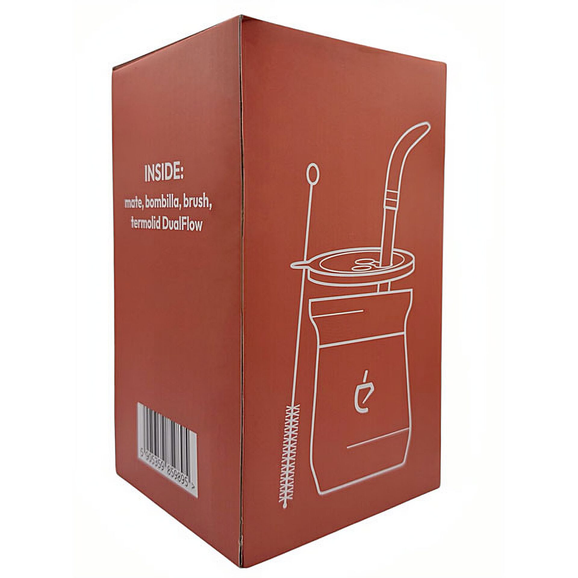 Ein Bild von Yerba Mate Set Terolid Dualflow Pro von Un Mate - Rot, in der Kategorie Teezubehör