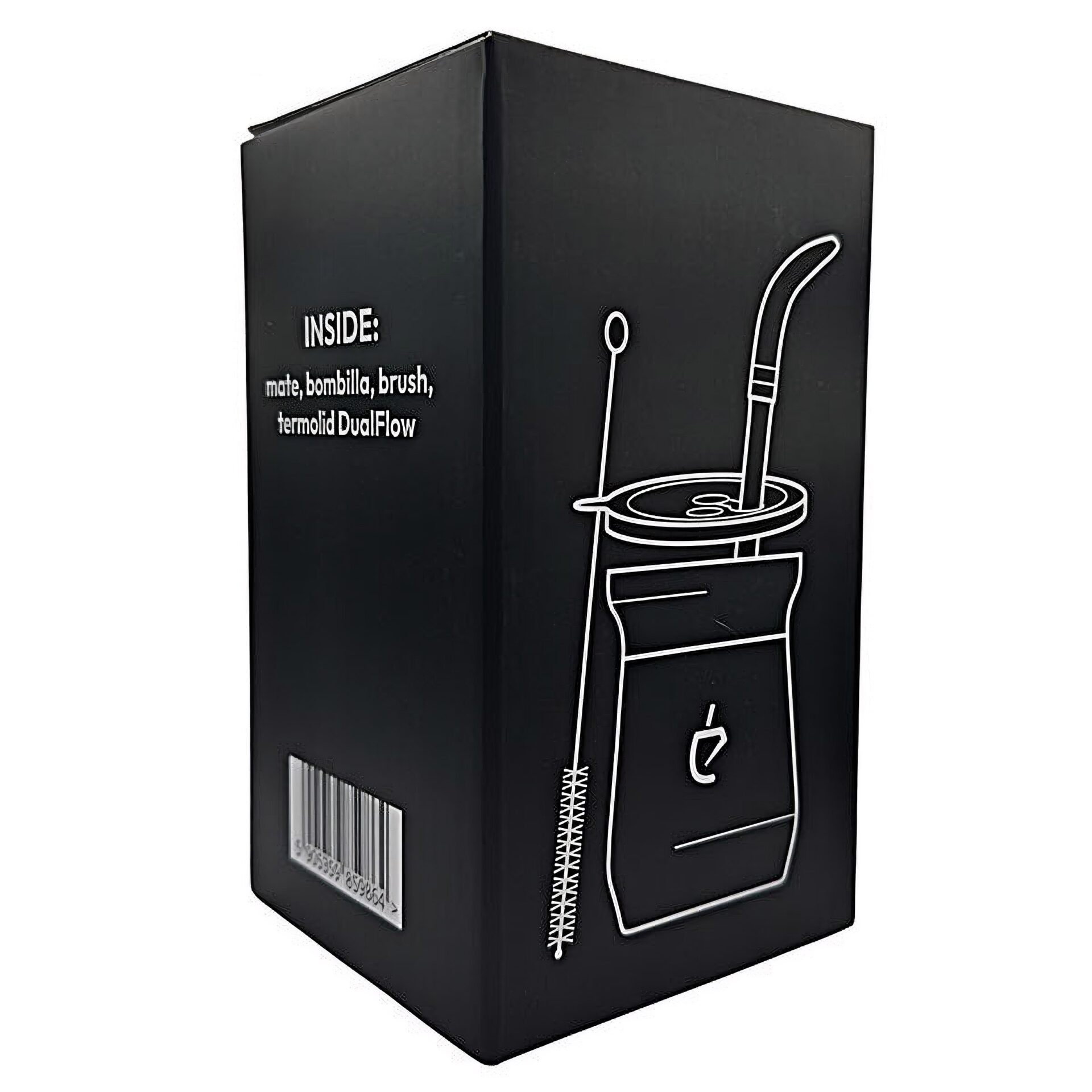 Ein Bild von Yerba Mate Set Terolid Dualflow Pro von Un Mate - Schwarz, in der Kategorie Teezubehör