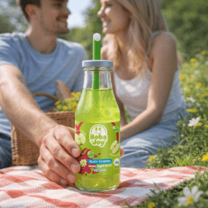 Ein Bild von BOBAJOY - Ready to Drink - Green Apple Smile 330ml, in der Kategorie Nahrungsmittel Popping Bobas