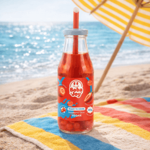Ein Bild von BOBAJOY - Ready to Drink - Strawberry Glow 330ml, in der Kategorie Nahrungsmittel Popping Bobas