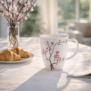 Ein Bild von Becher Cherry Blossom 3.5dl, in der Kategorie Teetassen und Gläser