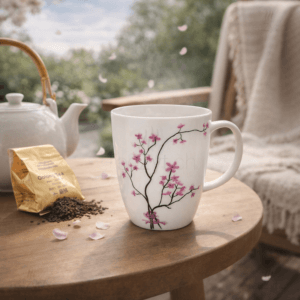 Ein Bild von Becher Cherry Blossom 3.5dl, in der Kategorie Teetassen und Gläser