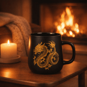 Ein Bild von Becher - Golden Dragon, in der Kategorie Teetassen und Gläser