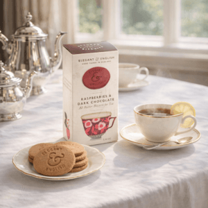 Ein Bild von Butter Biscuits - Raspberry & Chocolate, in der Kategorie Nahrungsmittel Kekse, Cookies und Biscuits