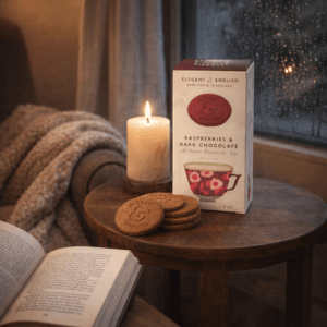 Ein Bild von Butter Biscuits - Raspberry & Chocolate, in der Kategorie Nahrungsmittel Kekse, Cookies und Biscuits