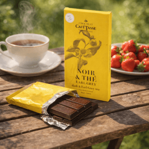 Ein Bild von Café Tasse Earl Grey Zartbitterschokolade (54%) 85 g, in der Kategorie Nahrungsmittel Schokolade