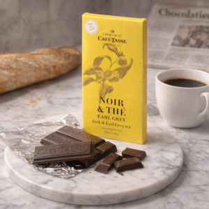 Ein Bild von Café Tasse Earl Grey Zartbitterschokolade (54%) 85 g, in der Kategorie Nahrungsmittel Schokolade