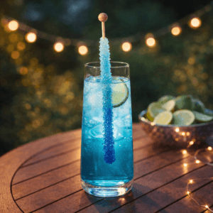 Ein Bild von Cocktail Stick - blau-hellblau, in der Kategorie Zucker und Kandis