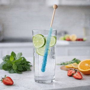 Ein Bild von Cocktail Stick - blau-hellblau, in der Kategorie Zucker und Kandis